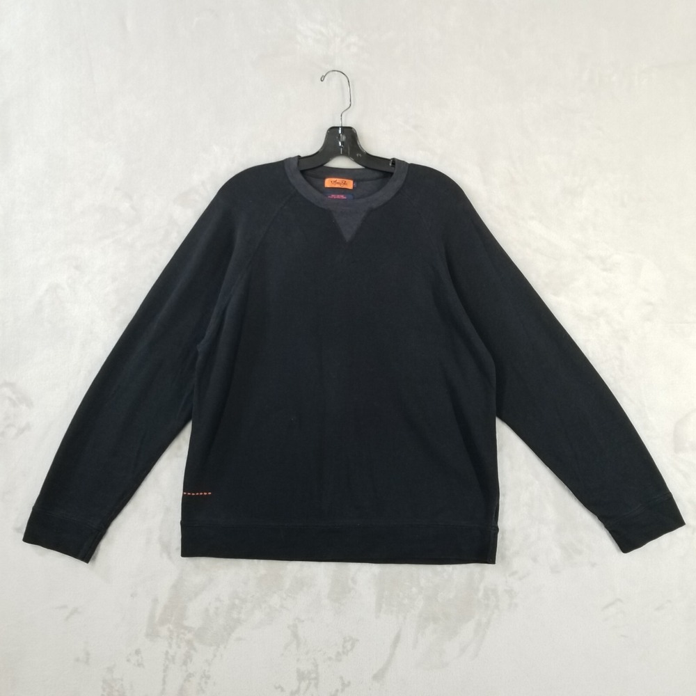 Vintage‎ Marc Ecko Sweater Men L Black 100% Cotton Long-Sleeve Street Skater Y2K